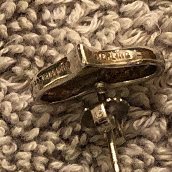 Angela Cummings 925 Floating Heart Earrings & Pin - Picture 5 of 6